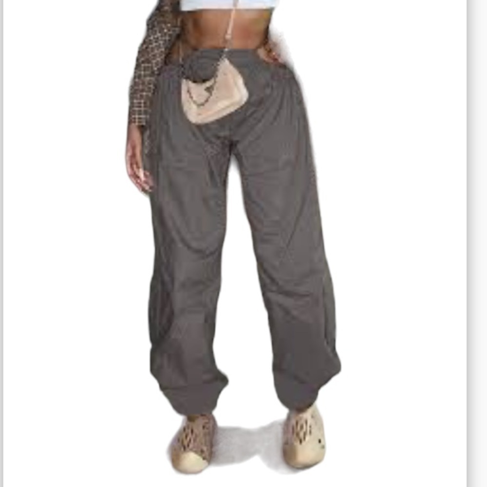 Lululemon Athletica Dance Studio Full Length Gray Pant Sz 8 Joggers